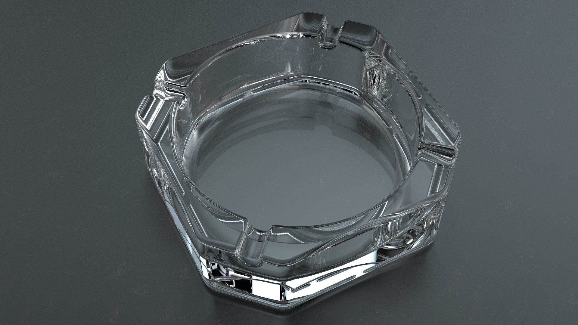 Ashtray Pack x6 3D Model Collection_15