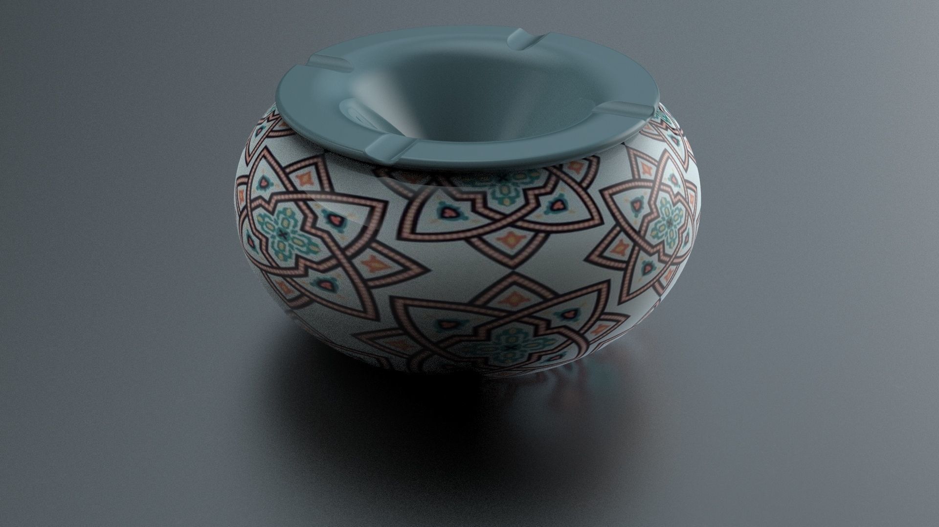 Ashtray Pack x6 3D Model Collection_27