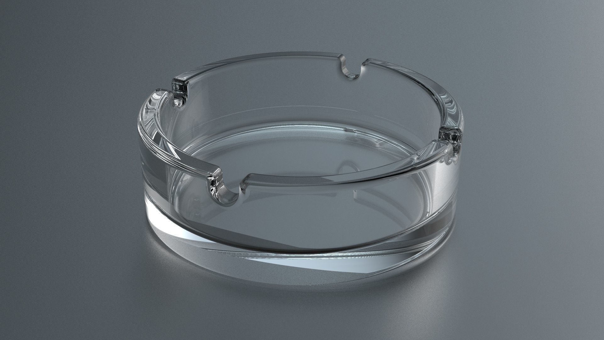 Ashtray Pack x6 3D Model Collection_8