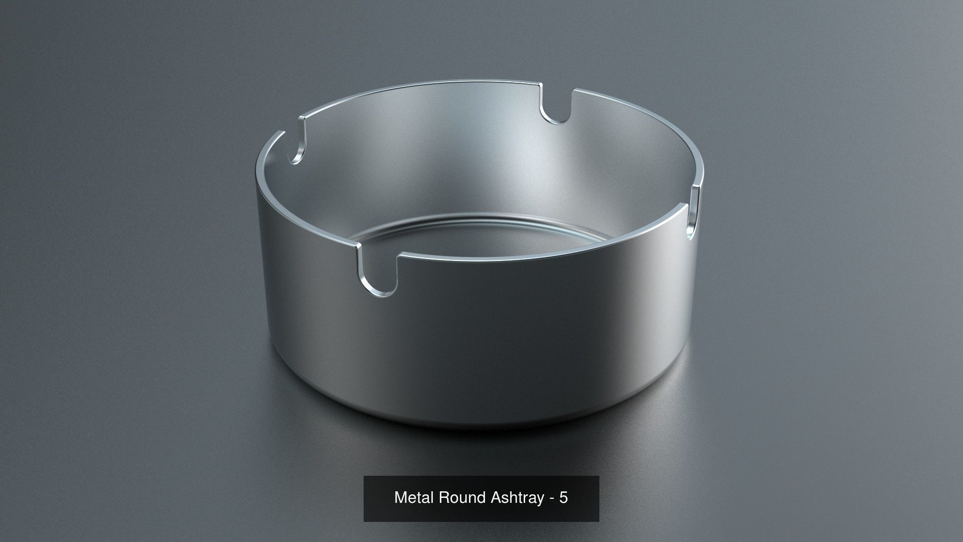 Ashtray Pack x6 3D Model Collection_6