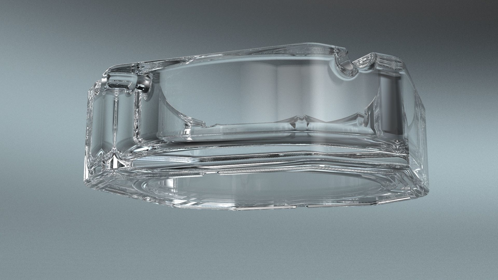 Ashtray Pack x6 3D Model Collection_16