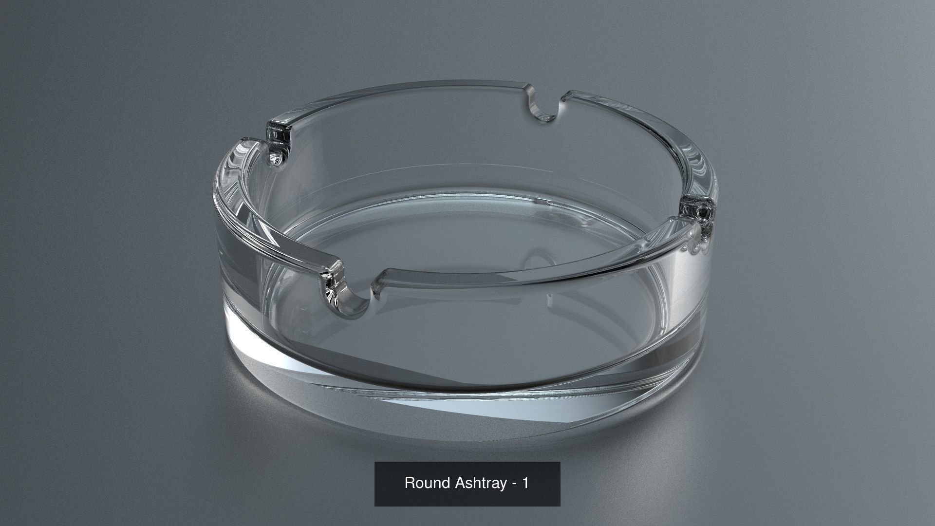 Ashtray Pack x6 3D Model Collection_2