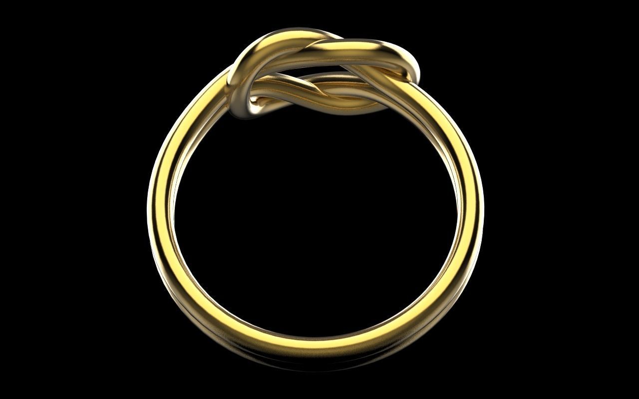 Knot Ring 3dmodel 3D print model 219 3D print model_52