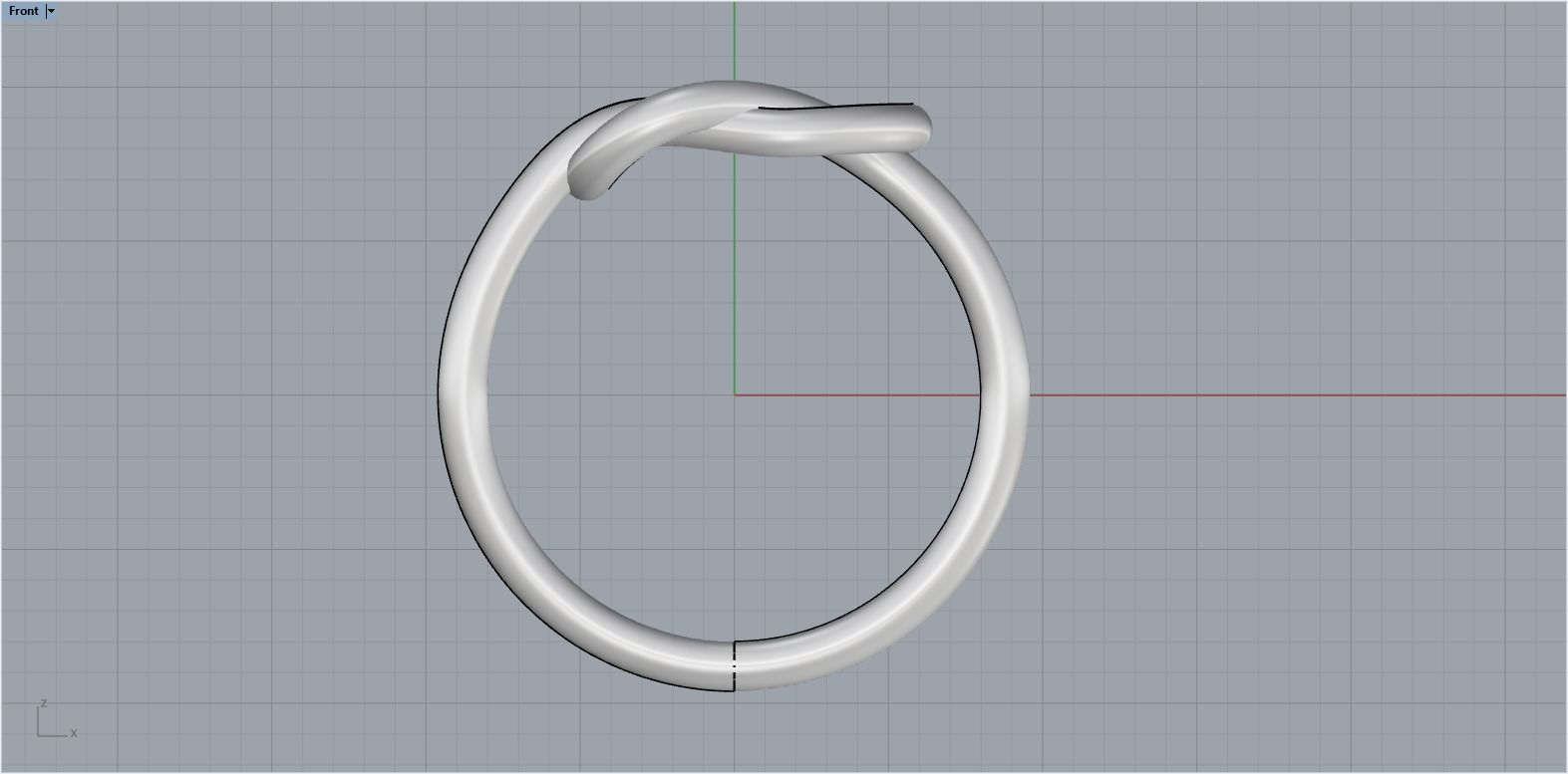 Knot Ring 3dmodel 3D print model 219 3D print model_13