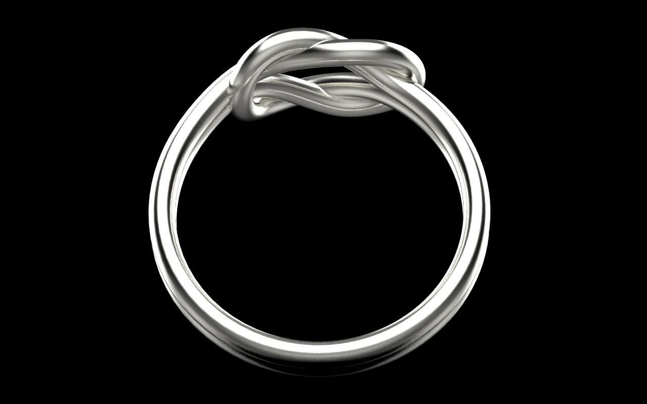 Knot Ring 3dmodel 3D print model 219 3D print model_54