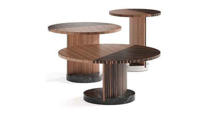 Porada Leaf Coffee Tables 3D model