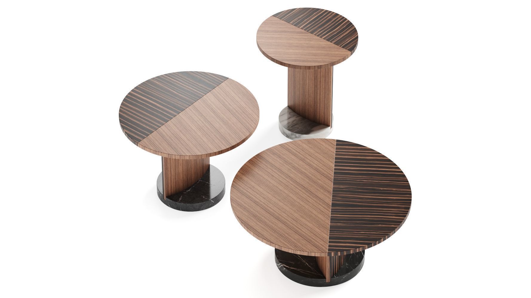 Porada Leaf Coffee Tables 3D model_1