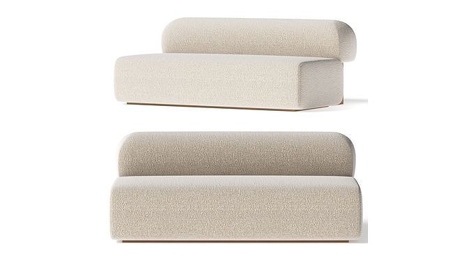 Secolo Cloud Boucle Yemeni Sofa 3D model