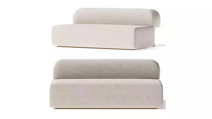 Secolo Cloud Boucle Yemeni Sofa 3D model