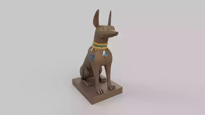Dog statue