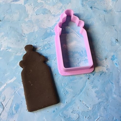 Baby Bottle Cookie Cutter 3D print model