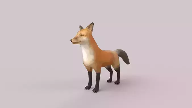 Fox lowpoly