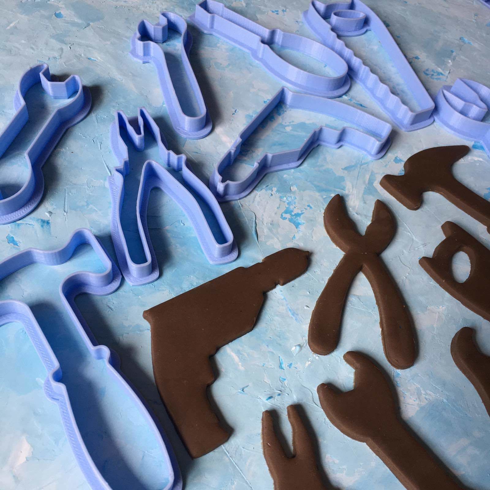 Set of tools Cookie Cutter 3D print model_5