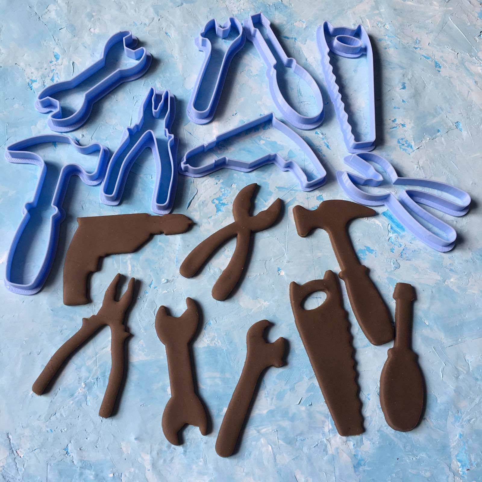 Set of tools Cookie Cutter 3D print model_2