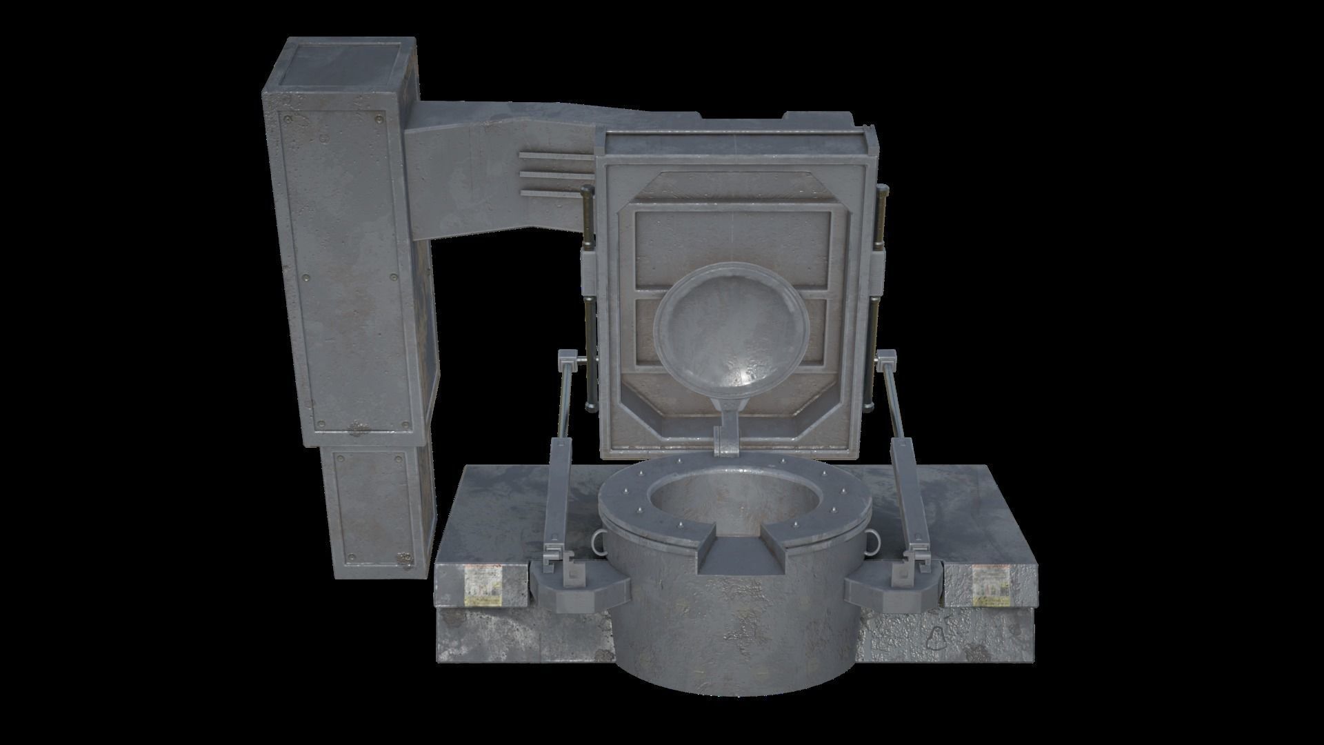 Induction Core Low-poly 3D model_2