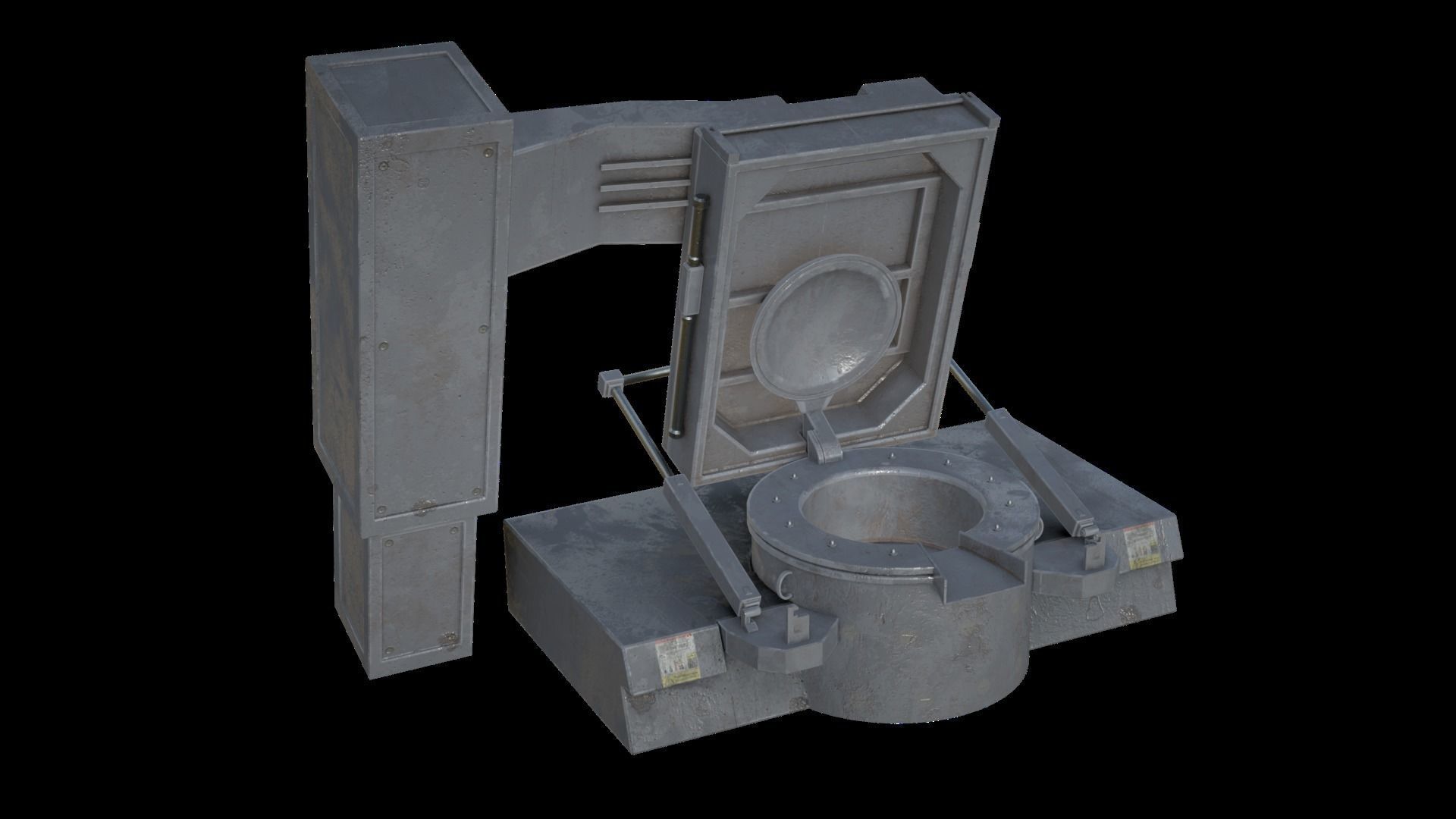 Induction Core Low-poly 3D model_1