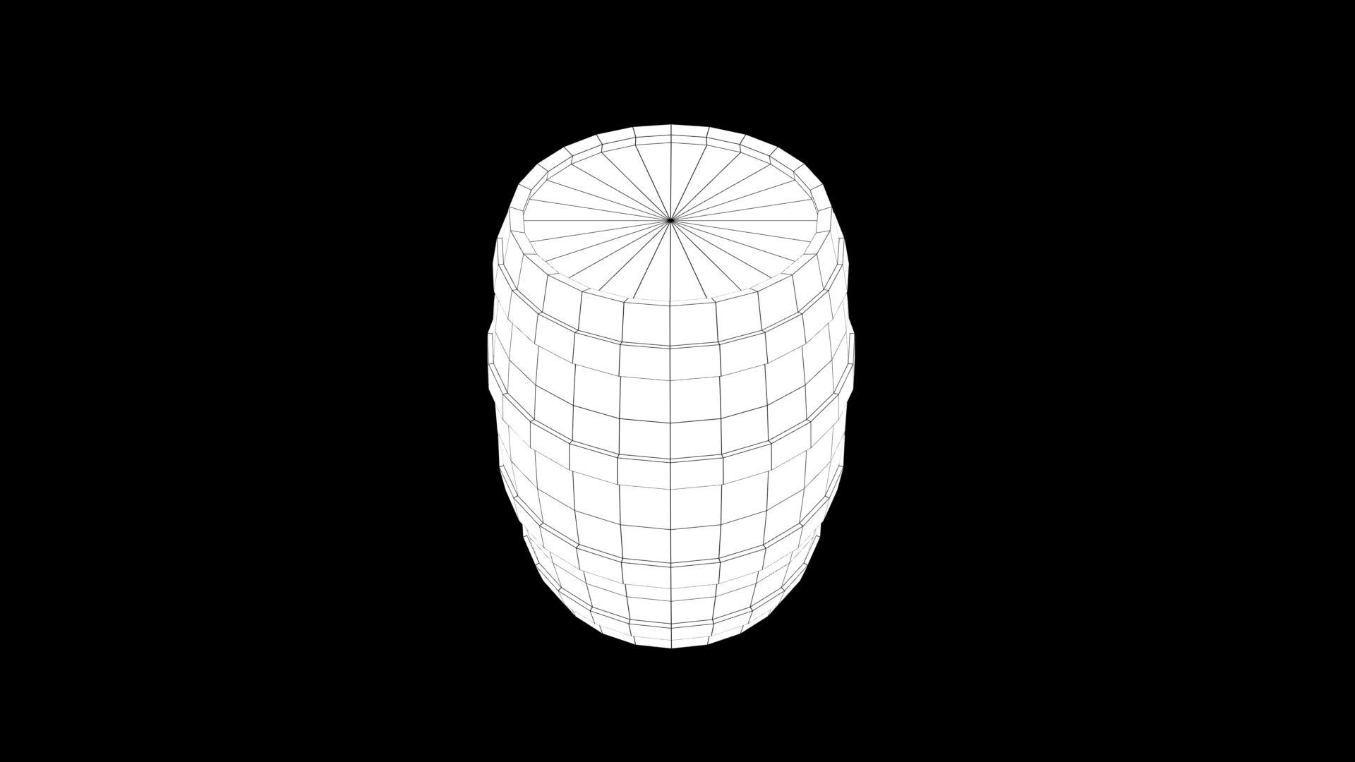 Oil barrel Low-poly 3D model_9