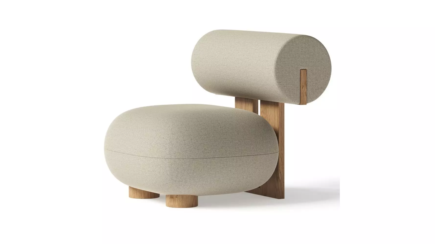 Norr11 Hippo Lounge Armchair 3D model