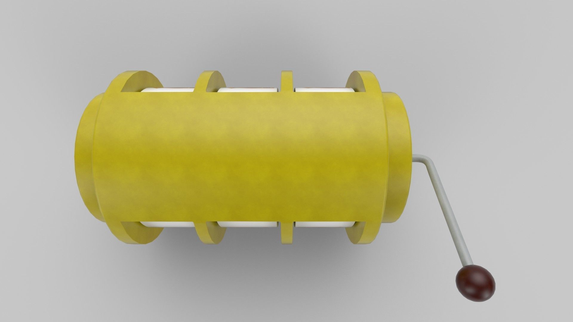 Slot machine Low-poly 3D model_4