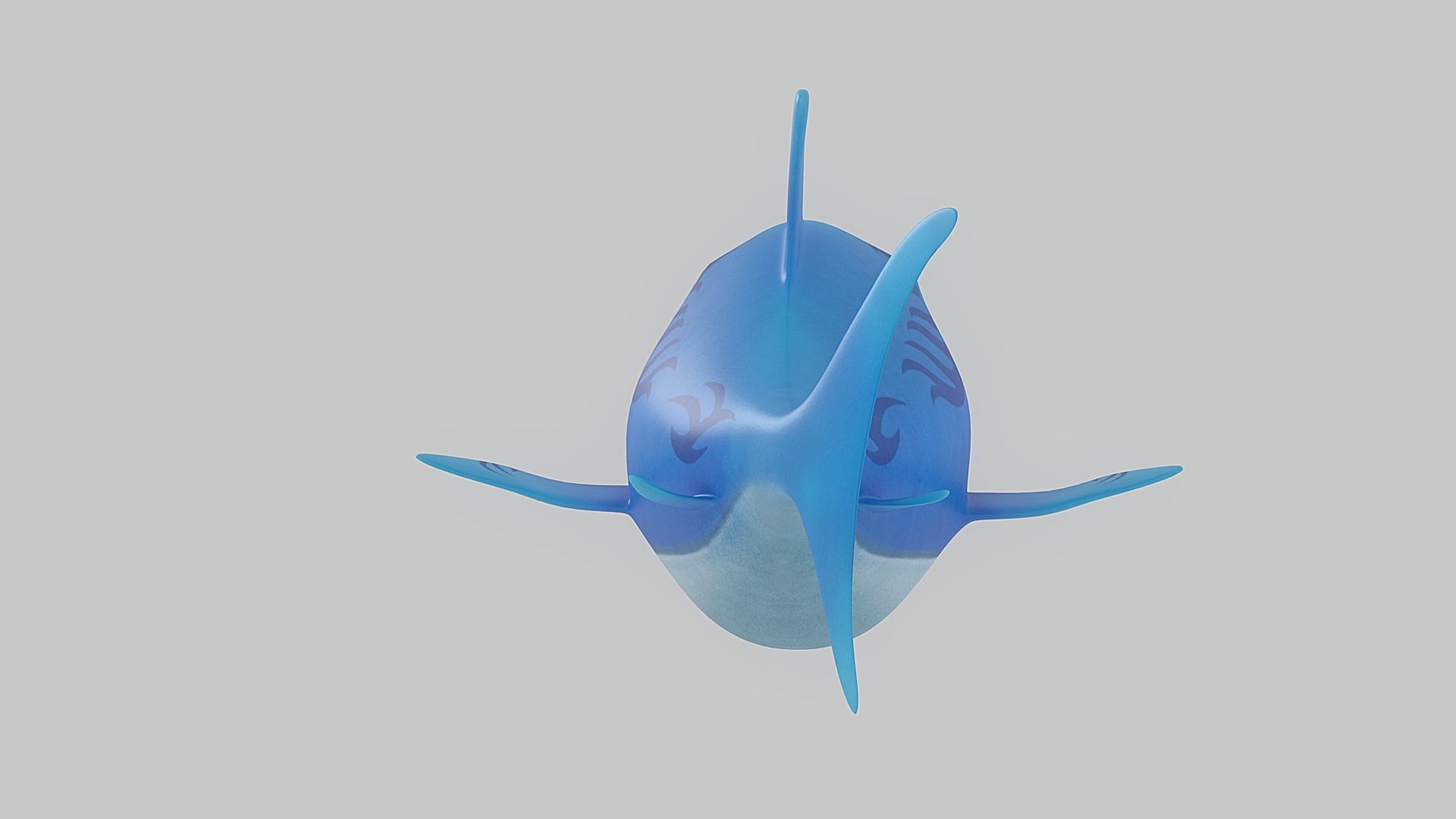Cartoon Fish 15 Low-poly 3D model_3