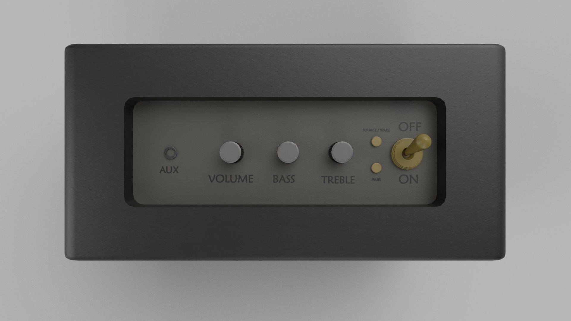 Speaker samsung bluetooth Low-poly 3D model_2