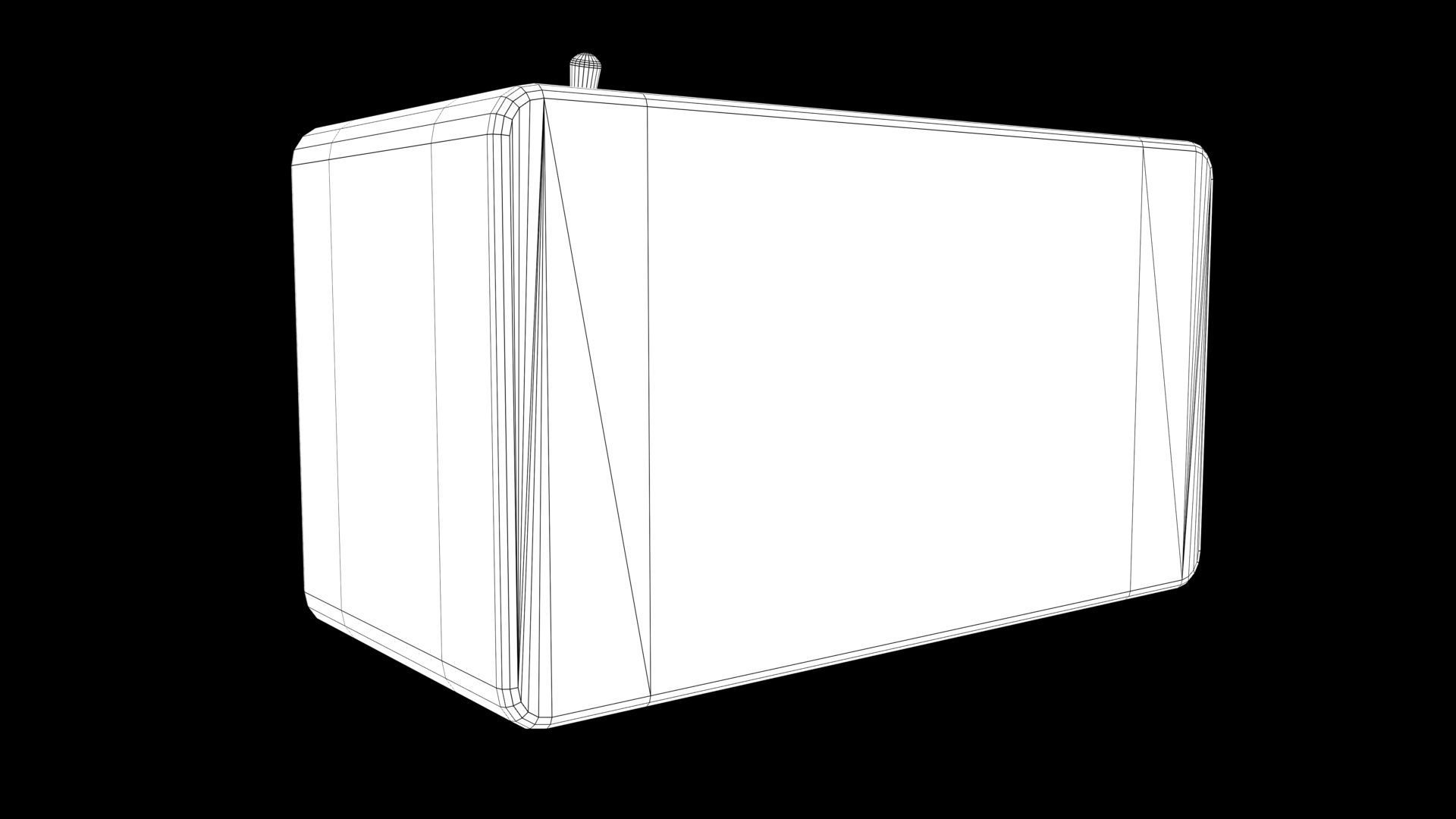 Speaker samsung bluetooth Low-poly 3D model_8