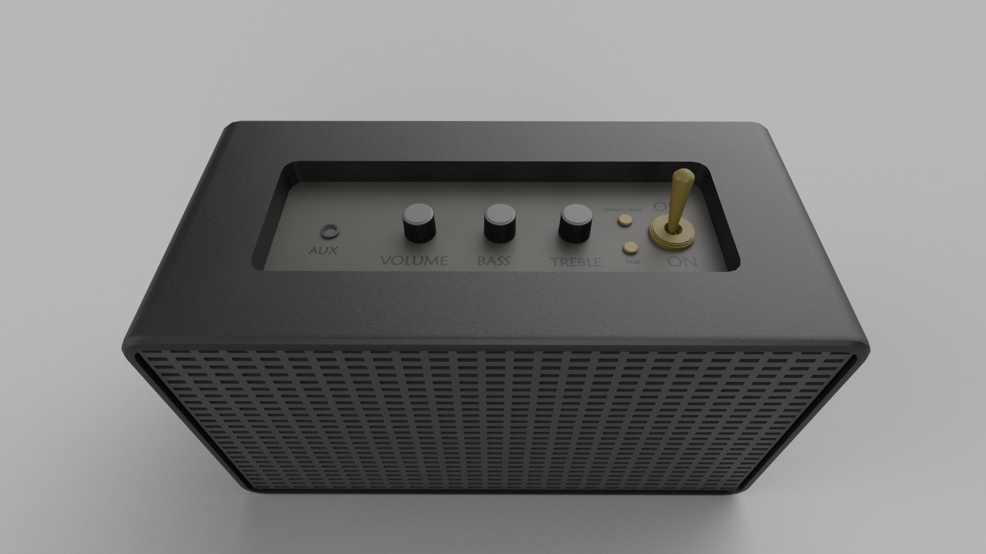 Speaker samsung bluetooth Low-poly 3D model_3