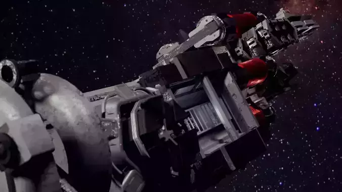 Sci-fi Spaceship 3D Model Low-poly 3D model Sci-fi Spaceship 3D Model Low-poly 3D model