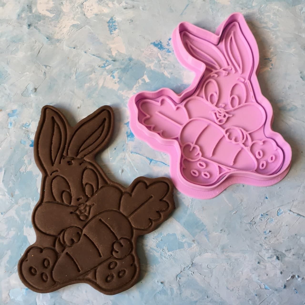 Bax Bunny Cookie Cutter 3D print model_1