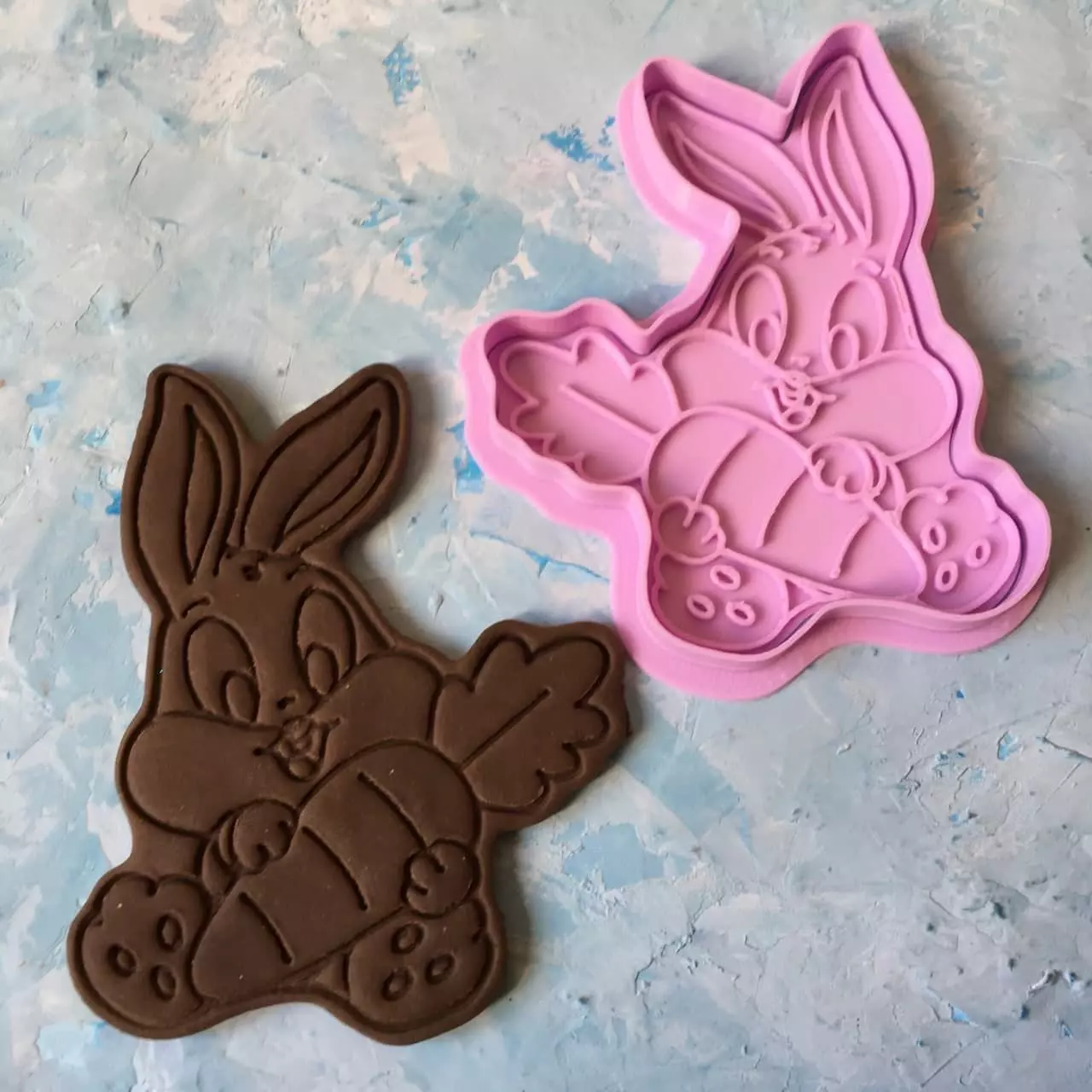 Bax Bunny Cookie Cutter 3D print model_0