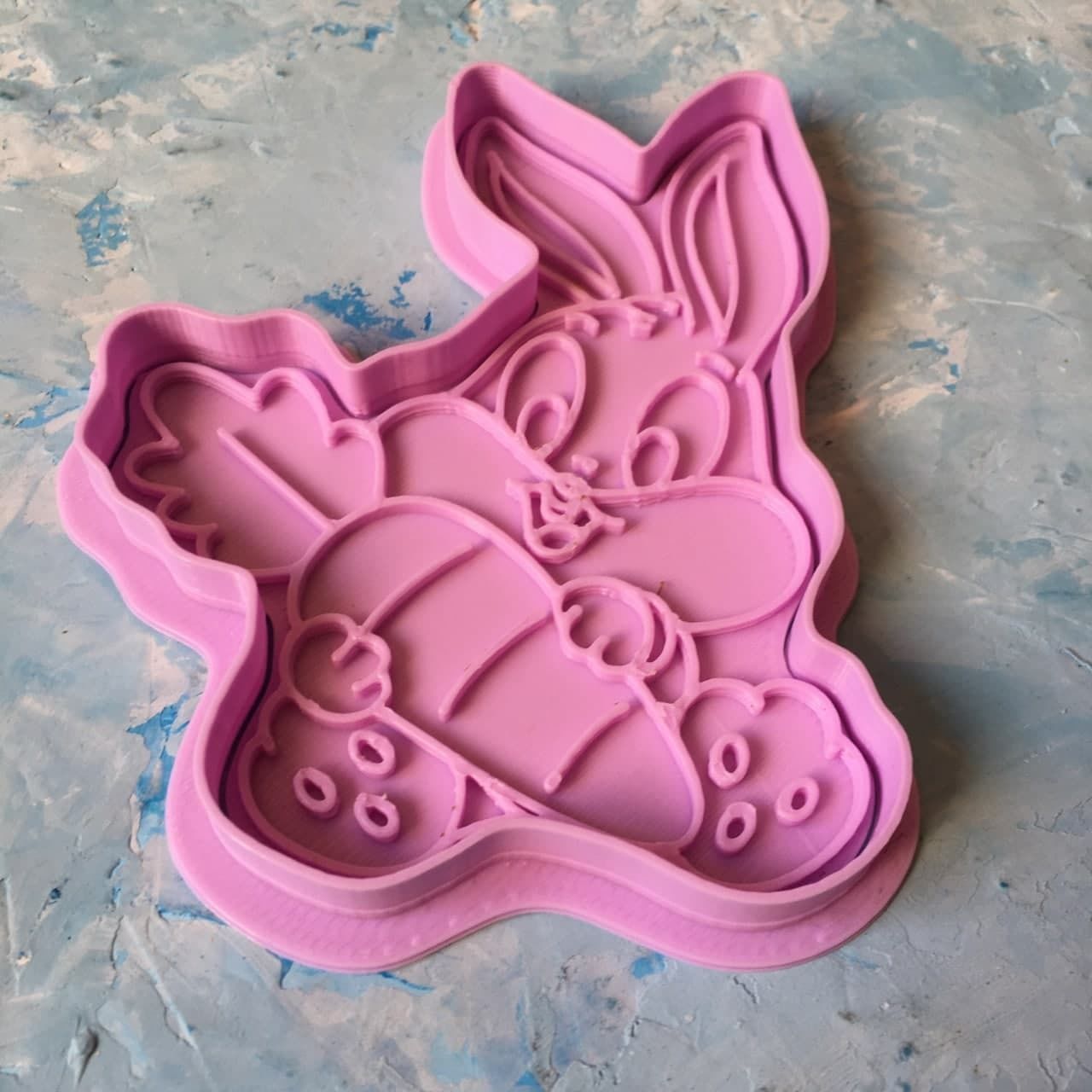 Bax Bunny Cookie Cutter 3D print model_4