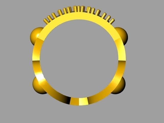 statement designer ring stl verified  3D print model_13