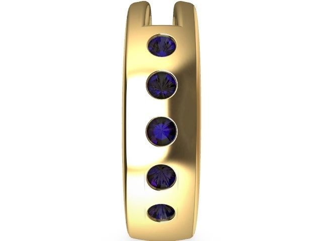 flush diamond ring stl verified 3D print model_8