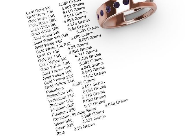 flush diamond ring stl verified 3D print model_13