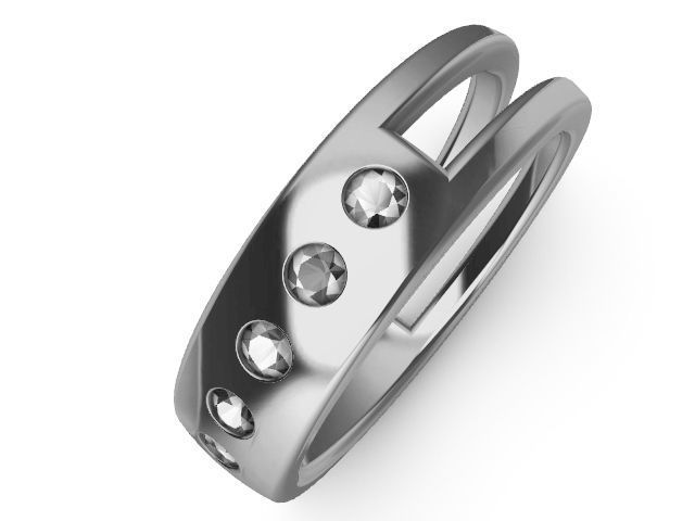 flush diamond ring stl verified 3D print model_19