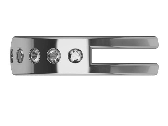 flush diamond ring stl verified 3D print model_22