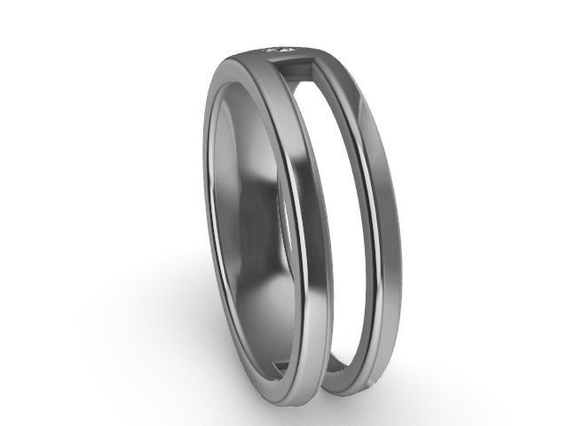 flush diamond ring stl verified 3D print model_21