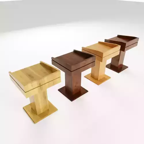 Tribuna four wooden podiums - four wooden podiums