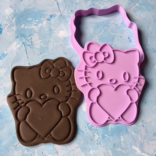 Hello Kitty Cookie Cutter 3D print model