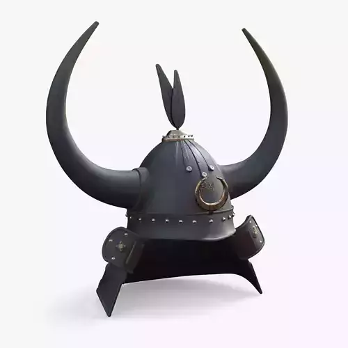 Samurai Kabuto Helmet 3D model