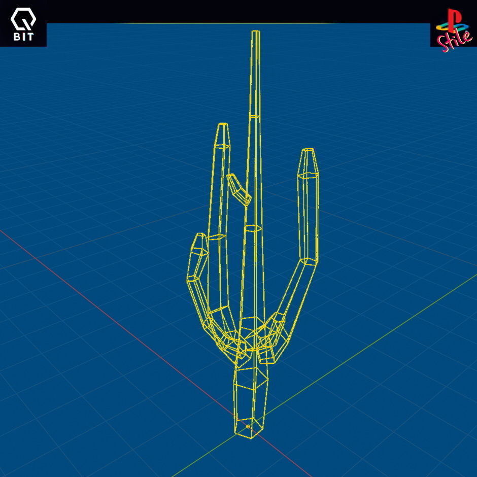 Desert style ps1 small pack Low-poly 3D model_4