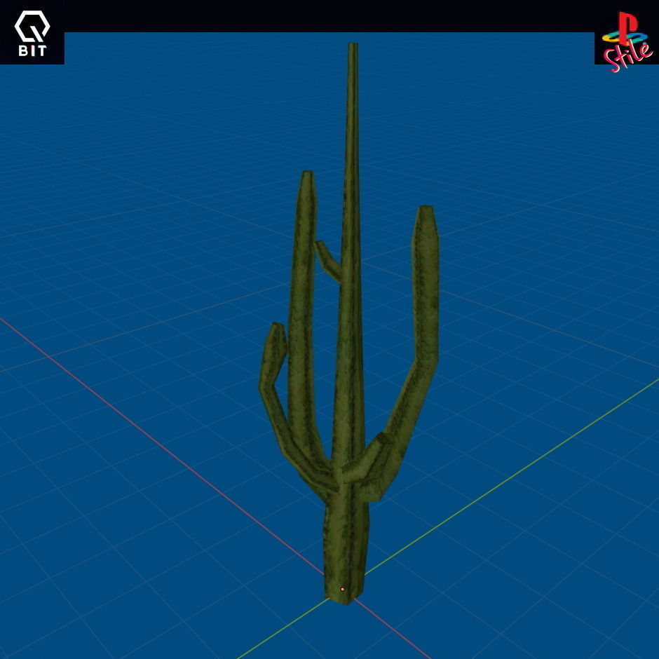 Desert style ps1 small pack Low-poly 3D model_3
