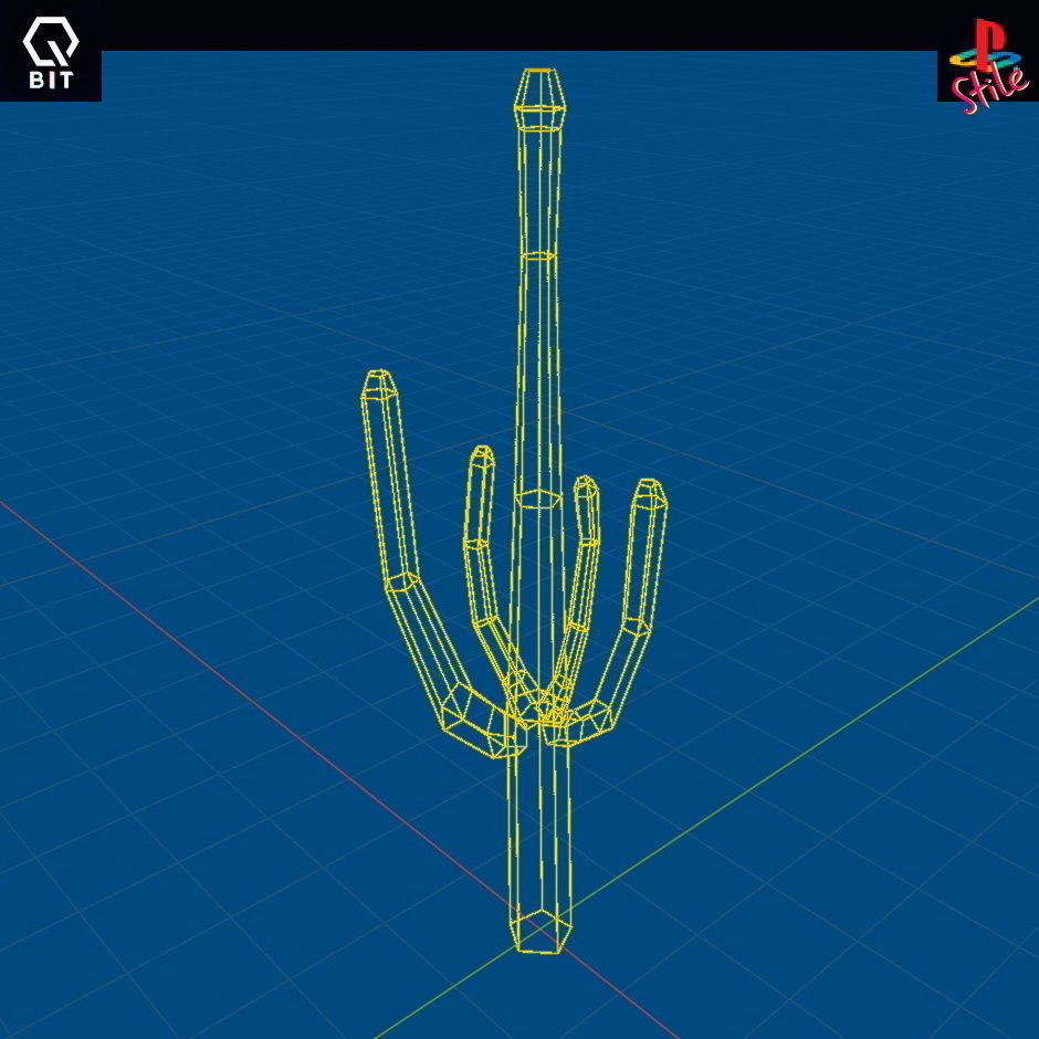 Desert style ps1 small pack Low-poly 3D model_2