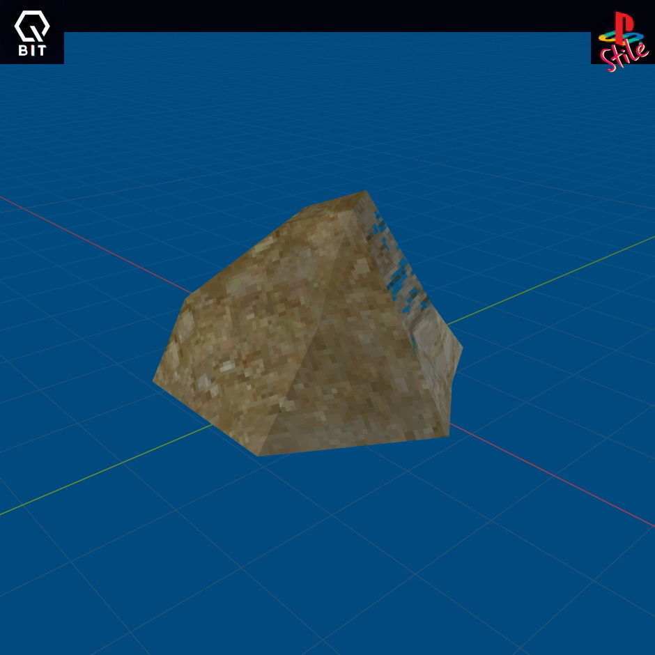 Desert style ps1 small pack Low-poly 3D model_22