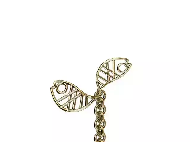 fish and pearl needle earrings stl verified 