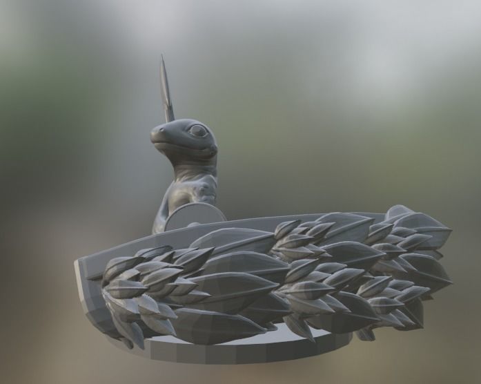 Salamander Folk 3D print model_6