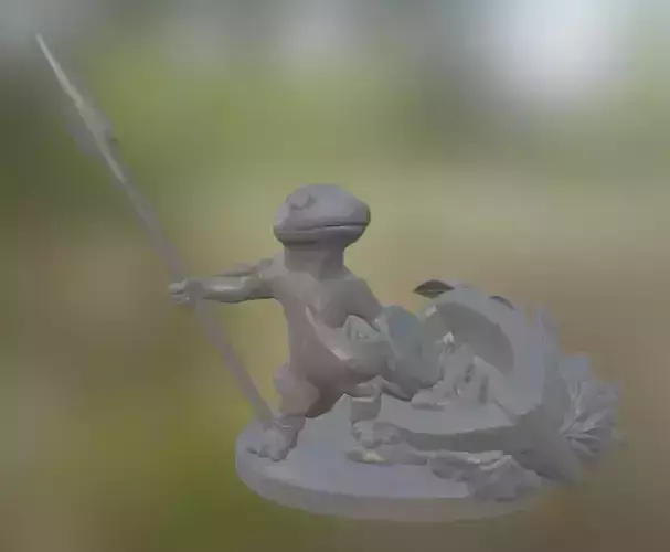 Salamander Folk 3D print model
