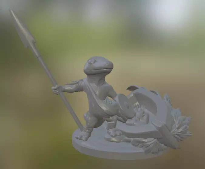 Salamander Folk 3D print model_0