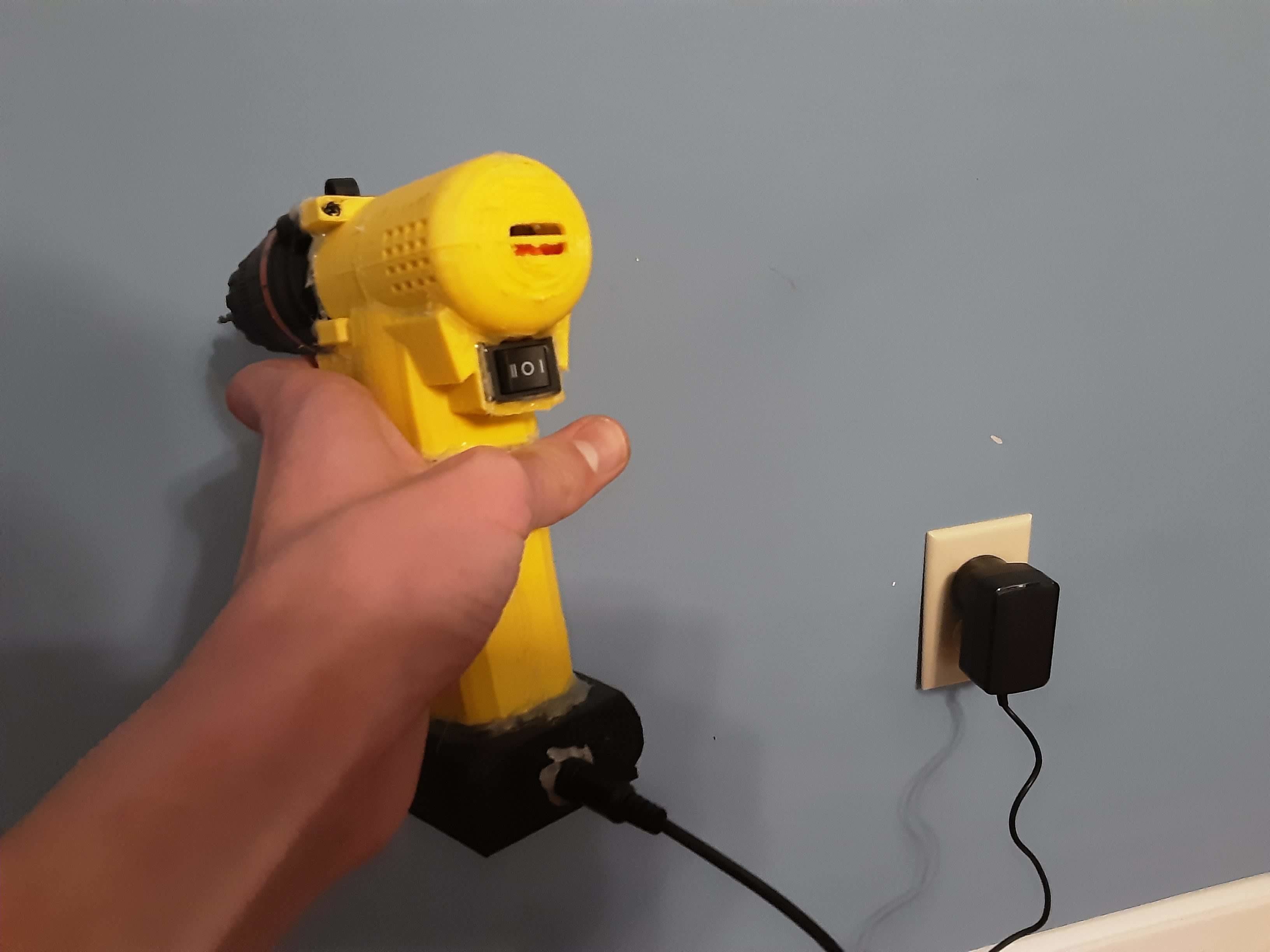 Corded Power drill Free 3D print model_6