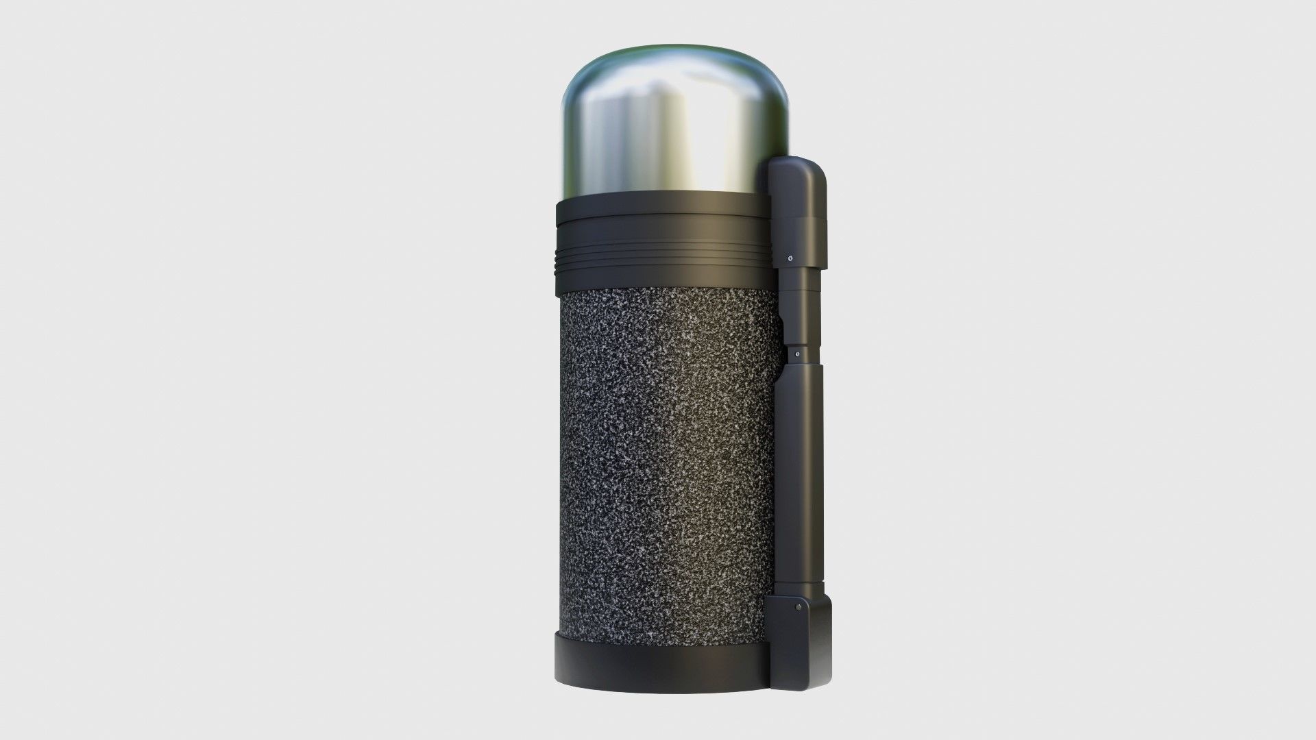 Thermos stainless steel water bottle 3D model_2